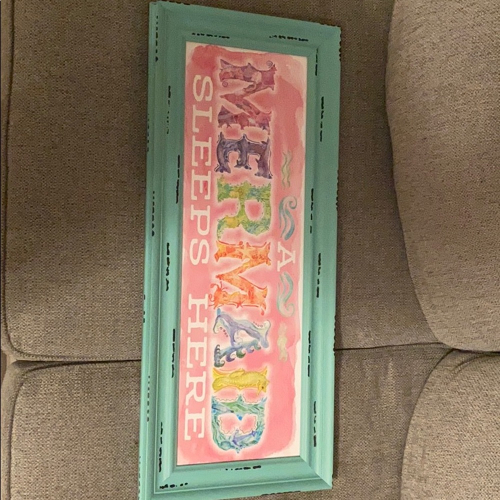 Mermaid Hanging Sign